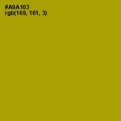 #A9A103 - Sahara Color Image