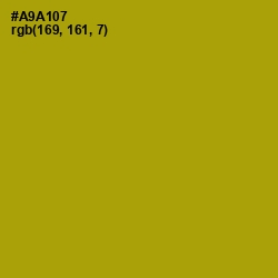 #A9A107 - Sahara Color Image