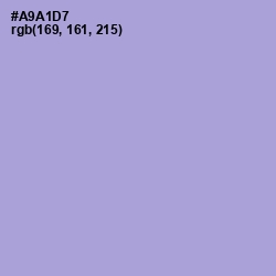#A9A1D7 - Cold Purple Color Image