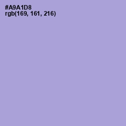 #A9A1D8 - Cold Purple Color Image