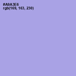 #A9A3E6 - Biloba Flower Color Image