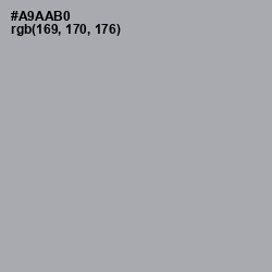 #A9AAB0 - Aluminium Color Image