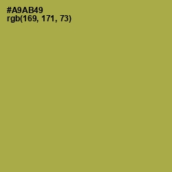 #A9AB49 - Husk Color Image