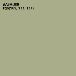 #A9AD89 - Locust Color Image