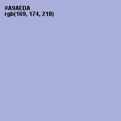 #A9AEDA - Wistful Color Image