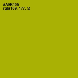 #A9B105 - Sahara Color Image