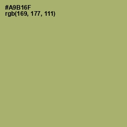 #A9B16F - Green Smoke Color Image