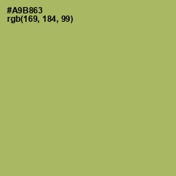 #A9B863 - Green Smoke Color Image