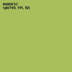#A9BF5C - Olive Green Color Image