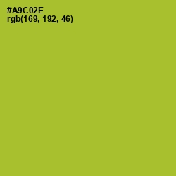 #A9C02E - Key Lime Pie Color Image