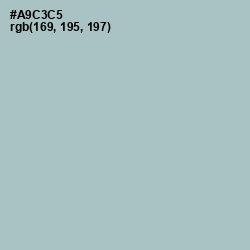 #A9C3C5 - Opal Color Image