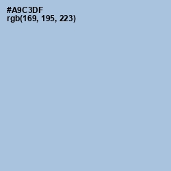 #A9C3DF - Jungle Mist Color Image