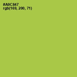 #A9C847 - Conifer Color Image