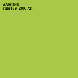 #A9C848 - Conifer Color Image