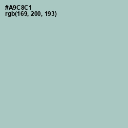 #A9C8C1 - Opal Color Image