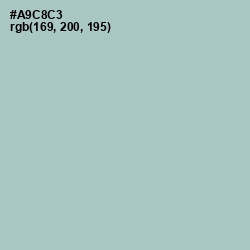 #A9C8C3 - Opal Color Image