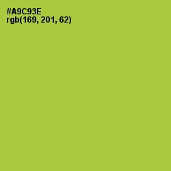 #A9C93E - Key Lime Pie Color Image
