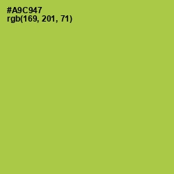 #A9C947 - Conifer Color Image