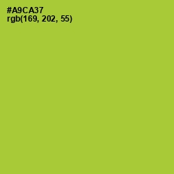 #A9CA37 - Key Lime Pie Color Image