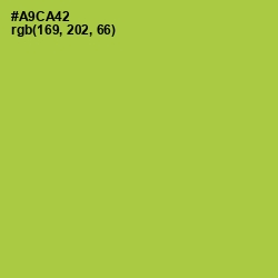 #A9CA42 - Conifer Color Image