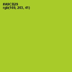 #A9CB29 - Key Lime Pie Color Image