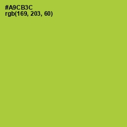 #A9CB3C - Key Lime Pie Color Image