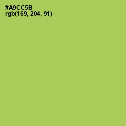 #A9CC5B - Celery Color Image
