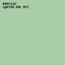 #A9CEA7 - Spring Rain Color Image