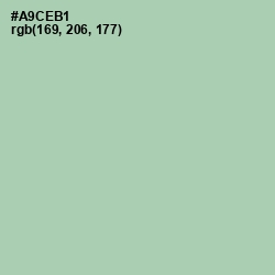 #A9CEB1 - Spring Rain Color Image