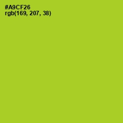 #A9CF26 - Key Lime Pie Color Image