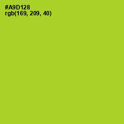 #A9D128 - Key Lime Pie Color Image
