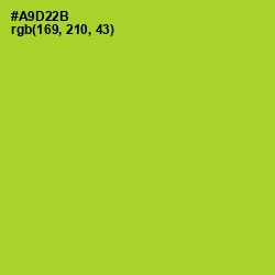 #A9D22B - Key Lime Pie Color Image