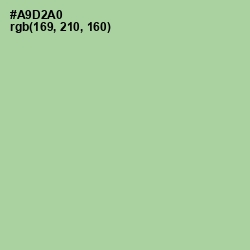 #A9D2A0 - Moss Green Color Image