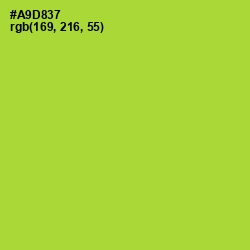 #A9D837 - Key Lime Pie Color Image