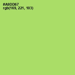 #A9DD67 - Wild Willow Color Image