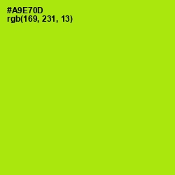 #A9E70D - Inch Worm Color Image