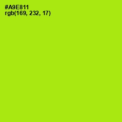 #A9E811 - Inch Worm Color Image