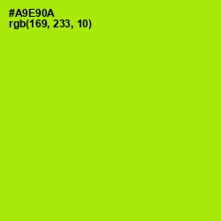 #A9E90A - Inch Worm Color Image