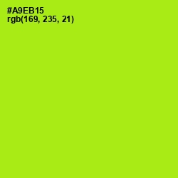 #A9EB15 - Inch Worm Color Image