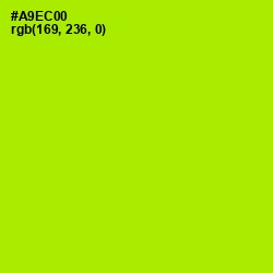 #A9EC00 - Inch Worm Color Image