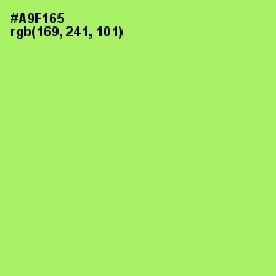 #A9F165 - Conifer Color Image