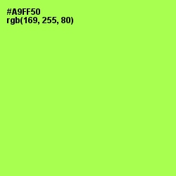 #A9FF50 - Conifer Color Image
