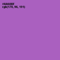 #AA60BF - Wisteria Color Image