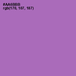 #AA6BBB - Wisteria Color Image