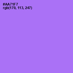 #AA71F7 - Lavender Color Image