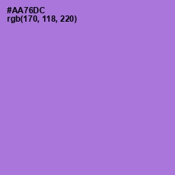#AA76DC - Lavender Color Image