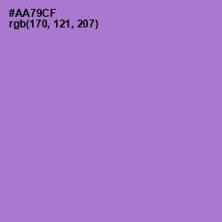 #AA79CF - Lavender Color Image