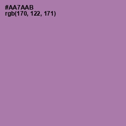 #AA7AAB - Lavender Purple Color Image