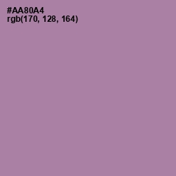 #AA80A4 - Amethyst Smoke Color Image