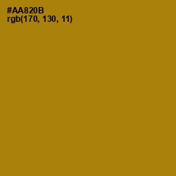 #AA820B - Hot Toddy Color Image